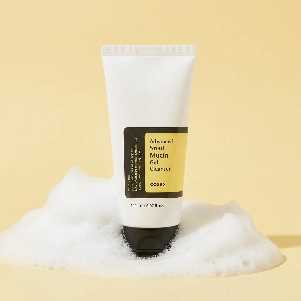 COSRX Advanced Snail Mucin Gel Cleanser 150ml — Kremsi yumuşak köpük