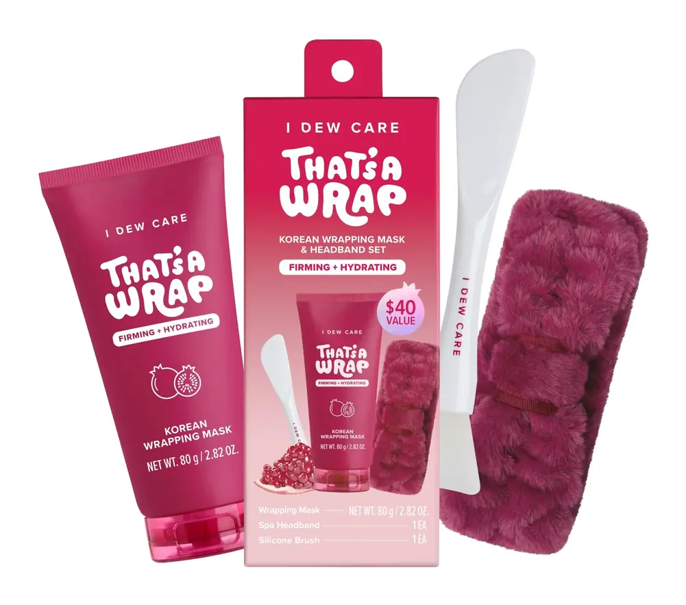 I DEW CARE Collagen Peel-Off Mask, Brush & Headband Set