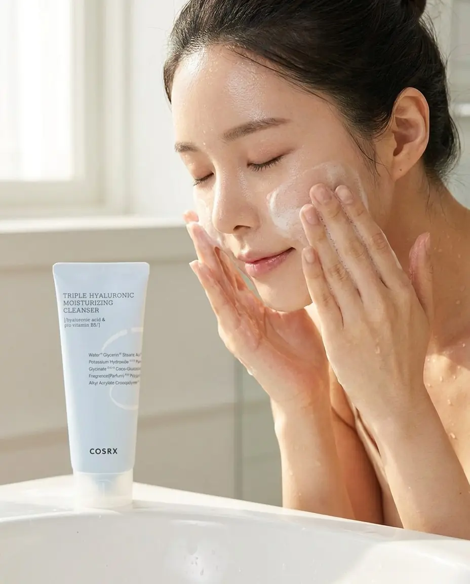 COSRX Hydrium Triple Hyaluronic Moisture Cleanser 150ml — Rutinin İlk Adımı
