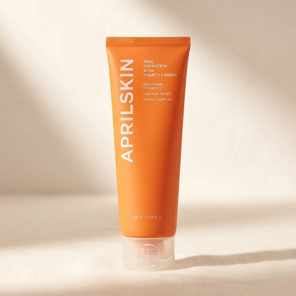 APRIL SKIN Real Carrotene Acne Foam Cleanser 120g — 120g Günlük Boy