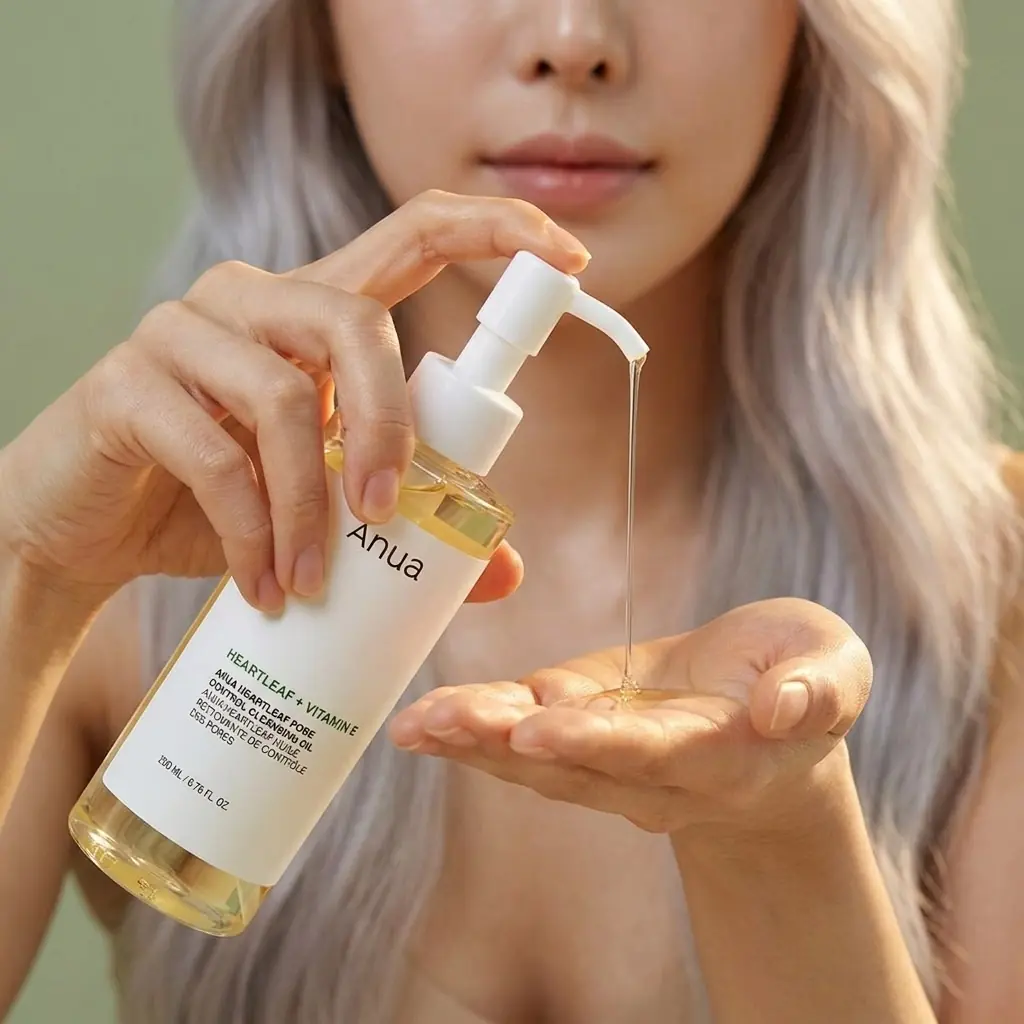 Anua Heartleaf Pore Control Cleansing Oil 200ml — Yağ ile çözer