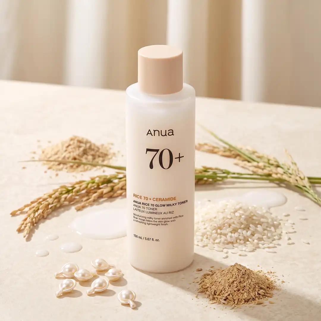 Anua Rice Glow Milky Toner 150ml — 70 Pirinç Suyu + Seramid