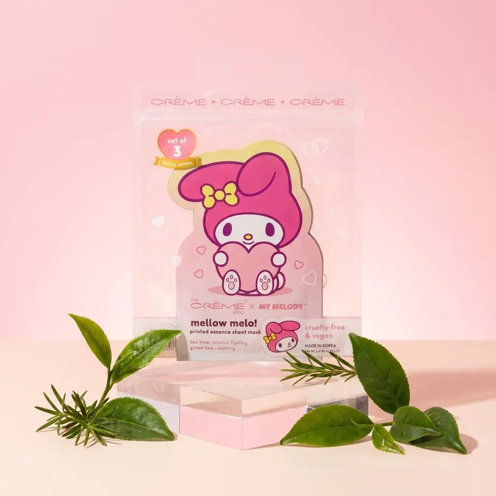 The Creme Shop Sanrio My Melody Printed Essence Sheet Mask — Tazelik ve nem hissi
