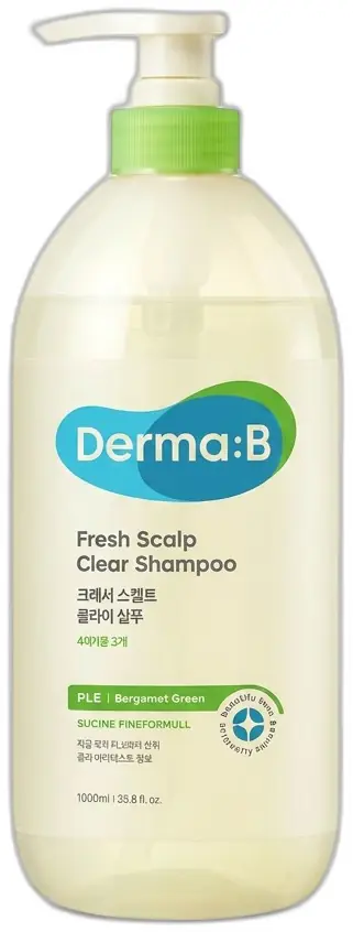Derma:B Fresh Scalp Clear Shampoo 1000ml