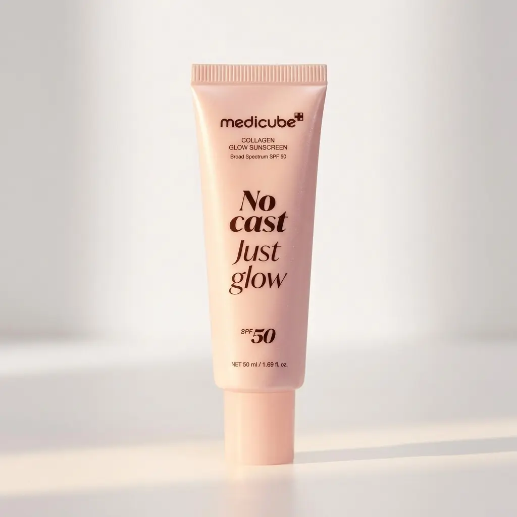 Medicube Glow Collagen Sunscreen SPF 50ml — Kolajen ve peptit