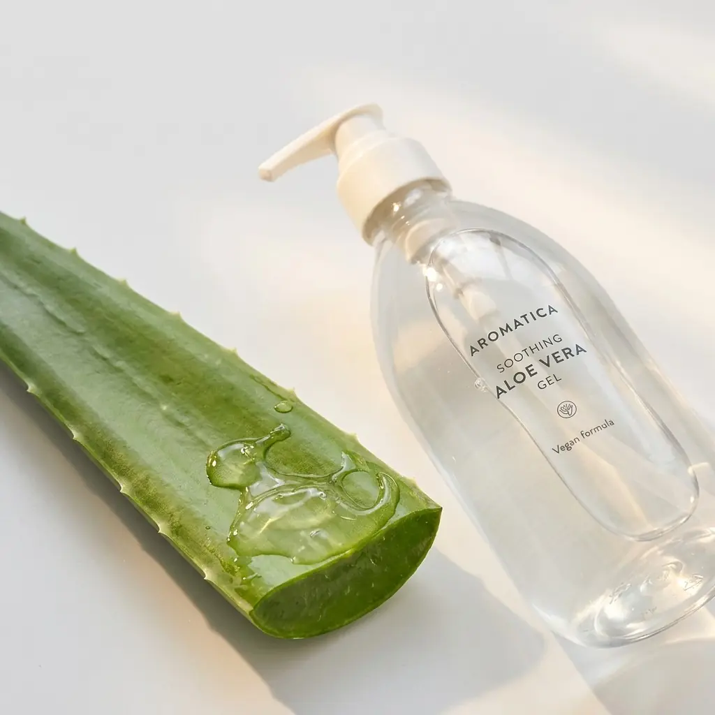 Aromatica Organic Aloe Vera Gel — Aloe ve biberiye gücü