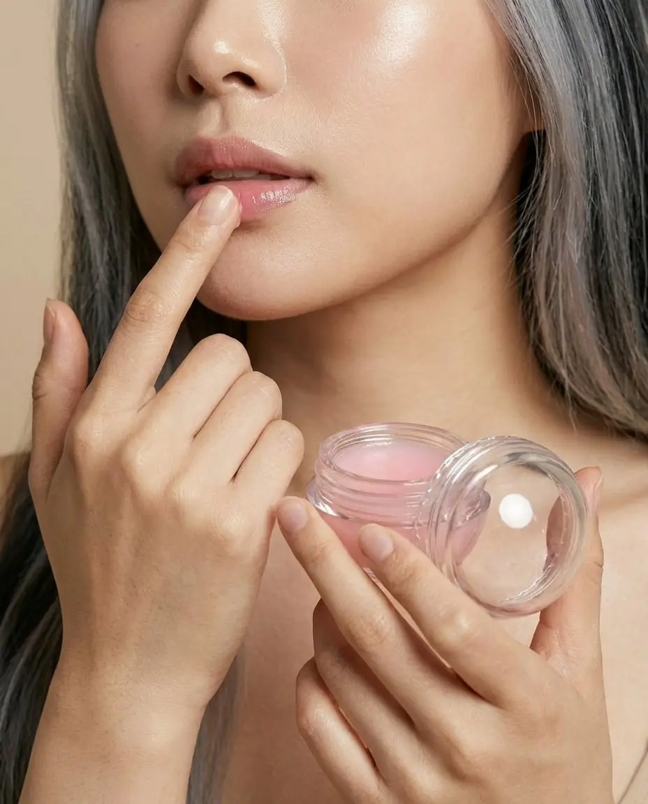 glow Peach Peptide Repair Lip Balm — Gün boyu tazeleme