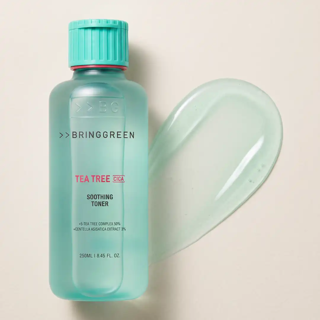 Bring Green Teatree Cica Soothing Toner 250Ml — Su-Tipi Hafif Doku