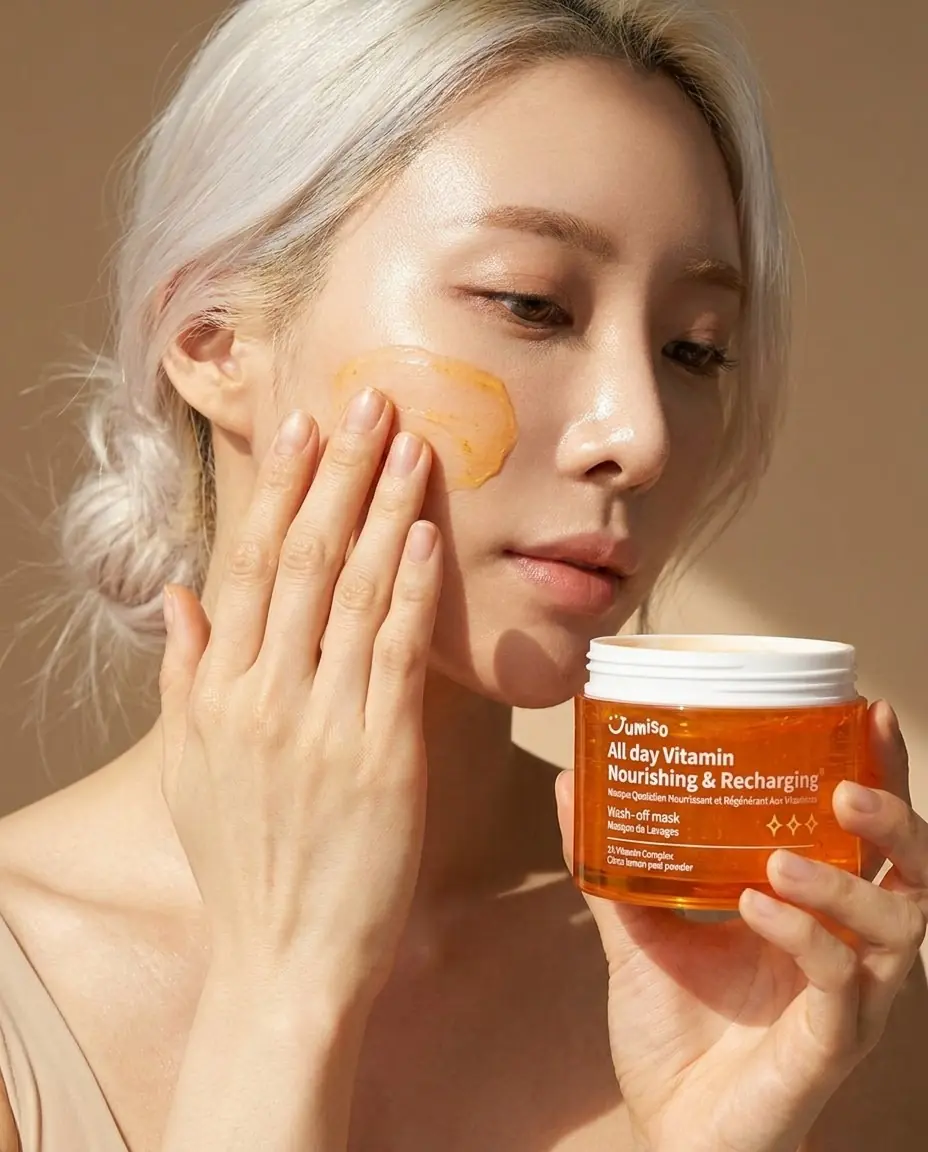JUMISO All Day Vitamin Nourishing & Recharging Wash Off Mask 100ml — Haftalık Özbakım Anı