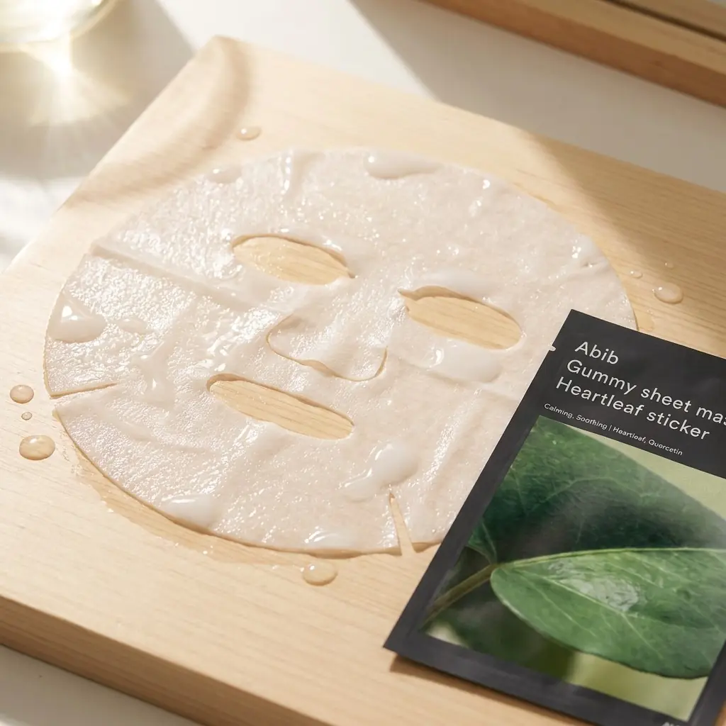 Abib Gummy Sheet Mask Tekil Heartleaf/Madecassoside Sticker — Cilde göre beş çeşit