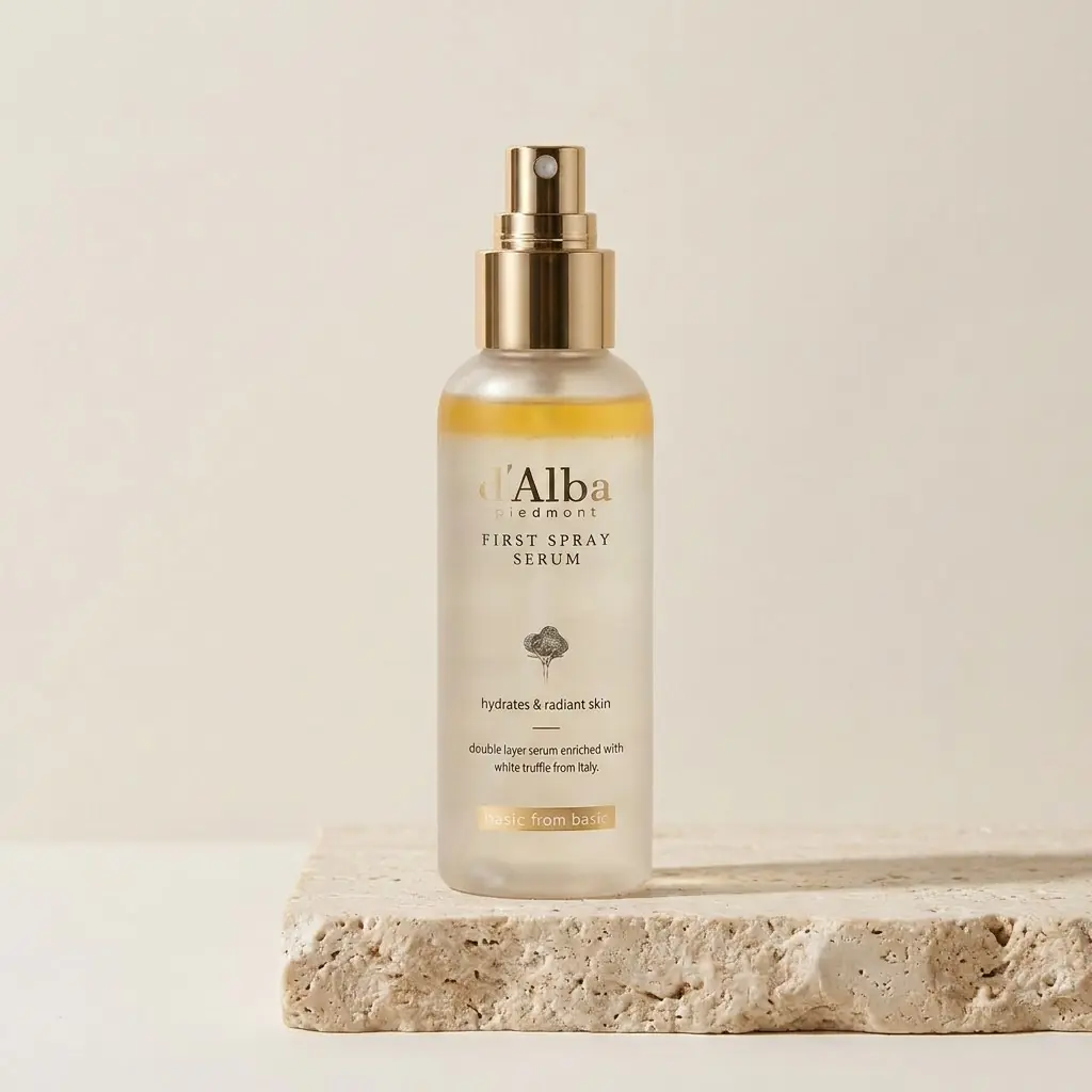 d'Alba White Truffle First Spray Serum 100ml — İnce bir kat, dengeli cilt.
