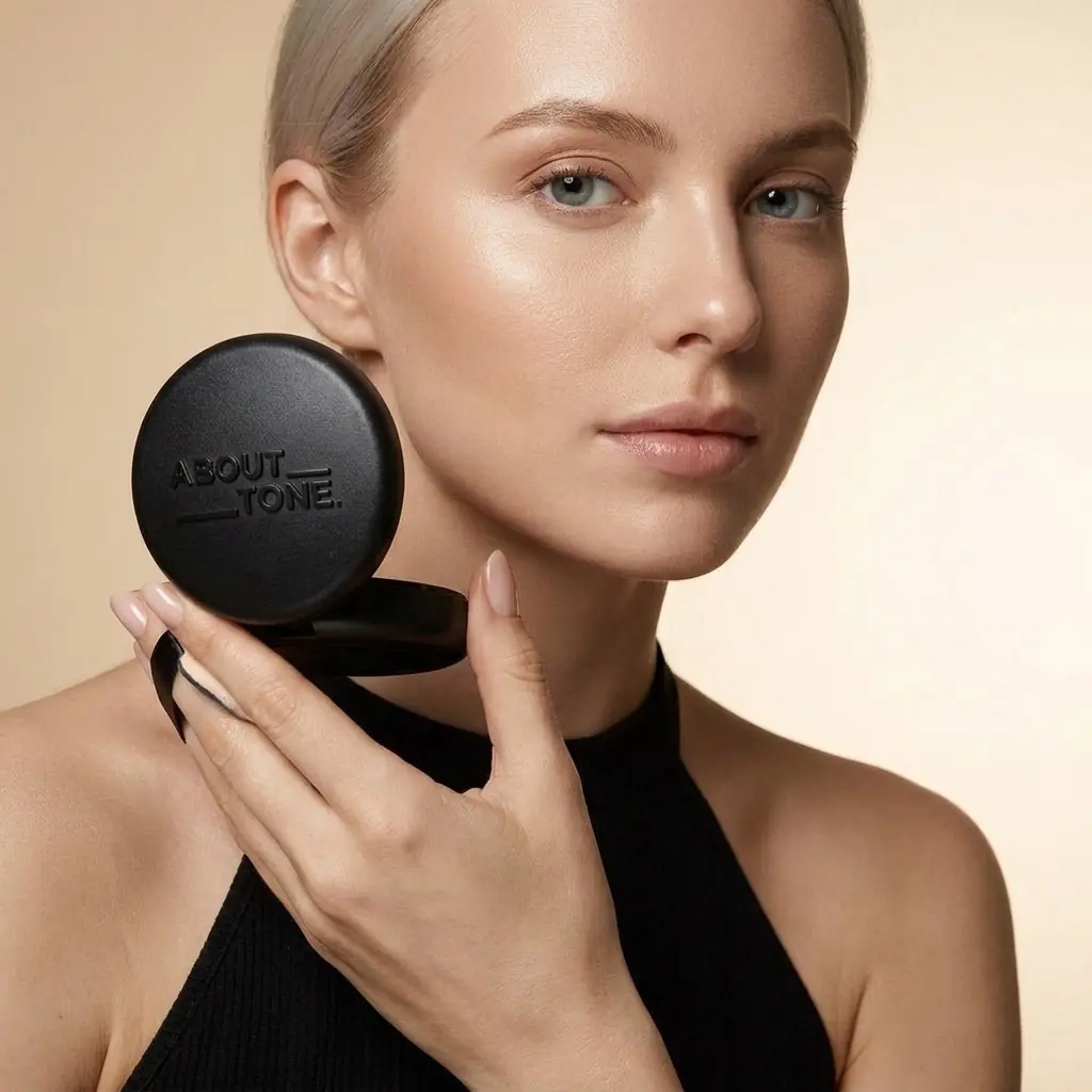ABOUT TONE Blur Powder Pact — Hassas cilde vegan