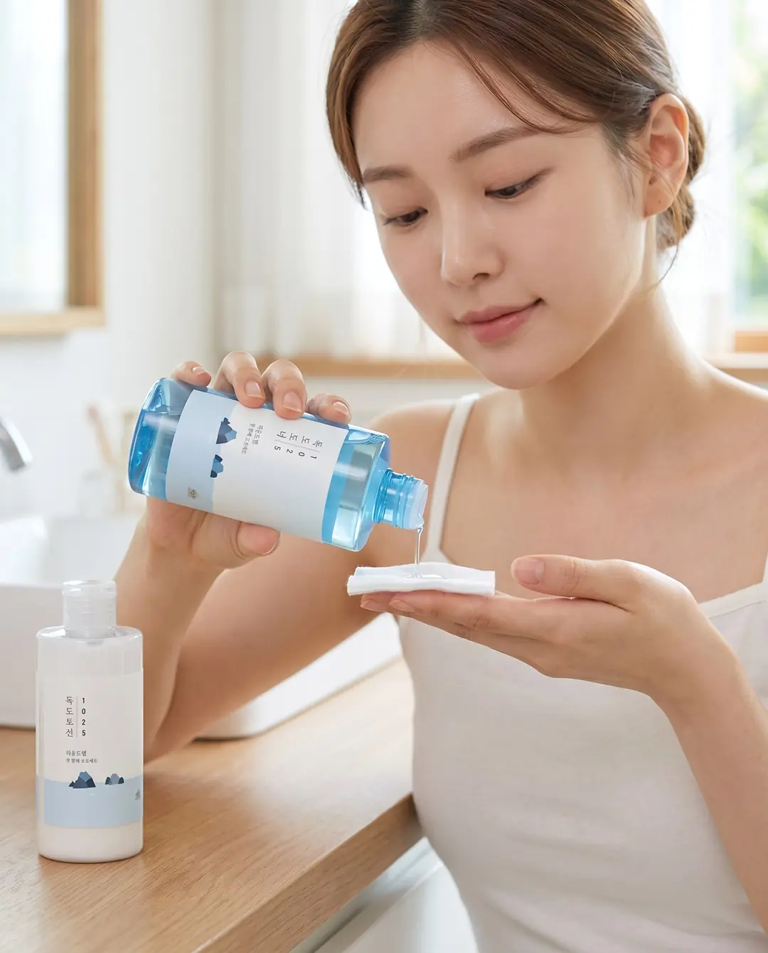 ROUND LAB 1025 Dokdo Toner 200ml + Lotion 200ml Set — Sabah Akşam Kolay Bakım