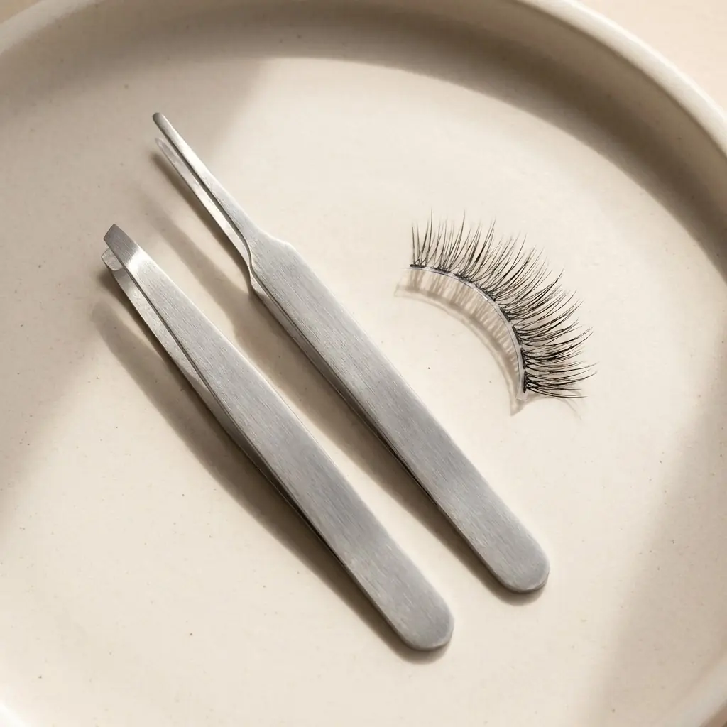 STUDIO17 Studio Makeup Tweezer Duo — Çok Amaçlı Tasarım