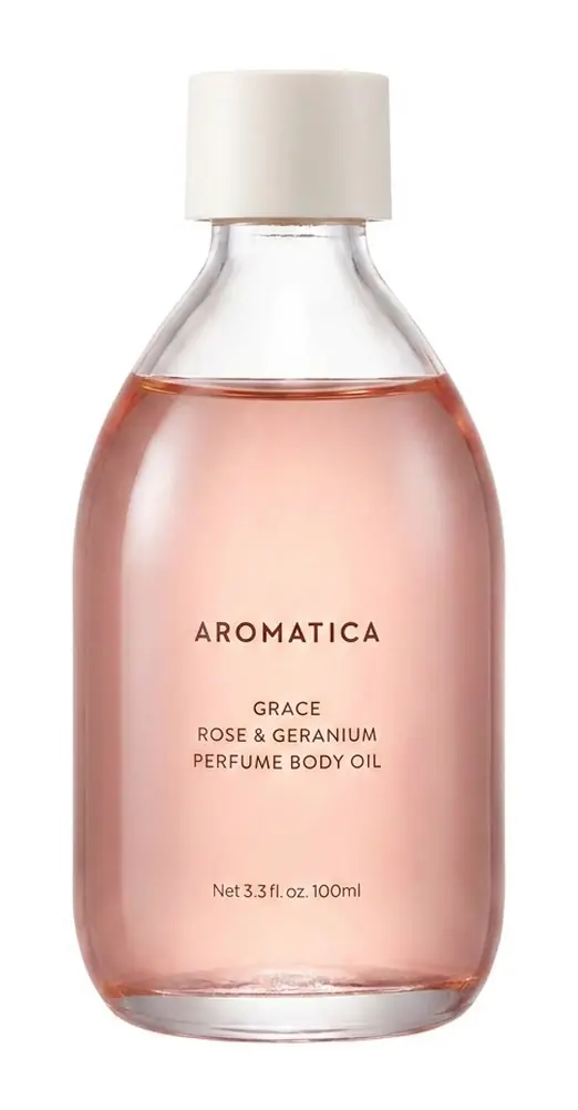 Aromatica Grace Perfume Body Oil Rose & Geranium 100ml