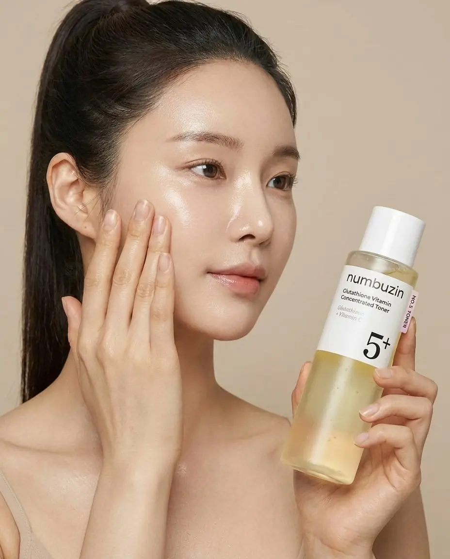 Numbuzin No.5+ Glutathione Vitamin Concentrated Toner 200ml — Serum öncesi booster