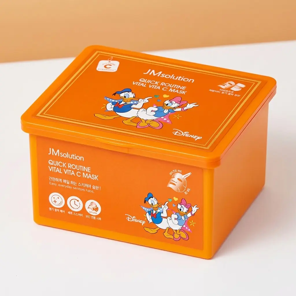 JMSOLUTION Disney Quick Routine Vita C Mask 30 pcs — Her güne kısa mola