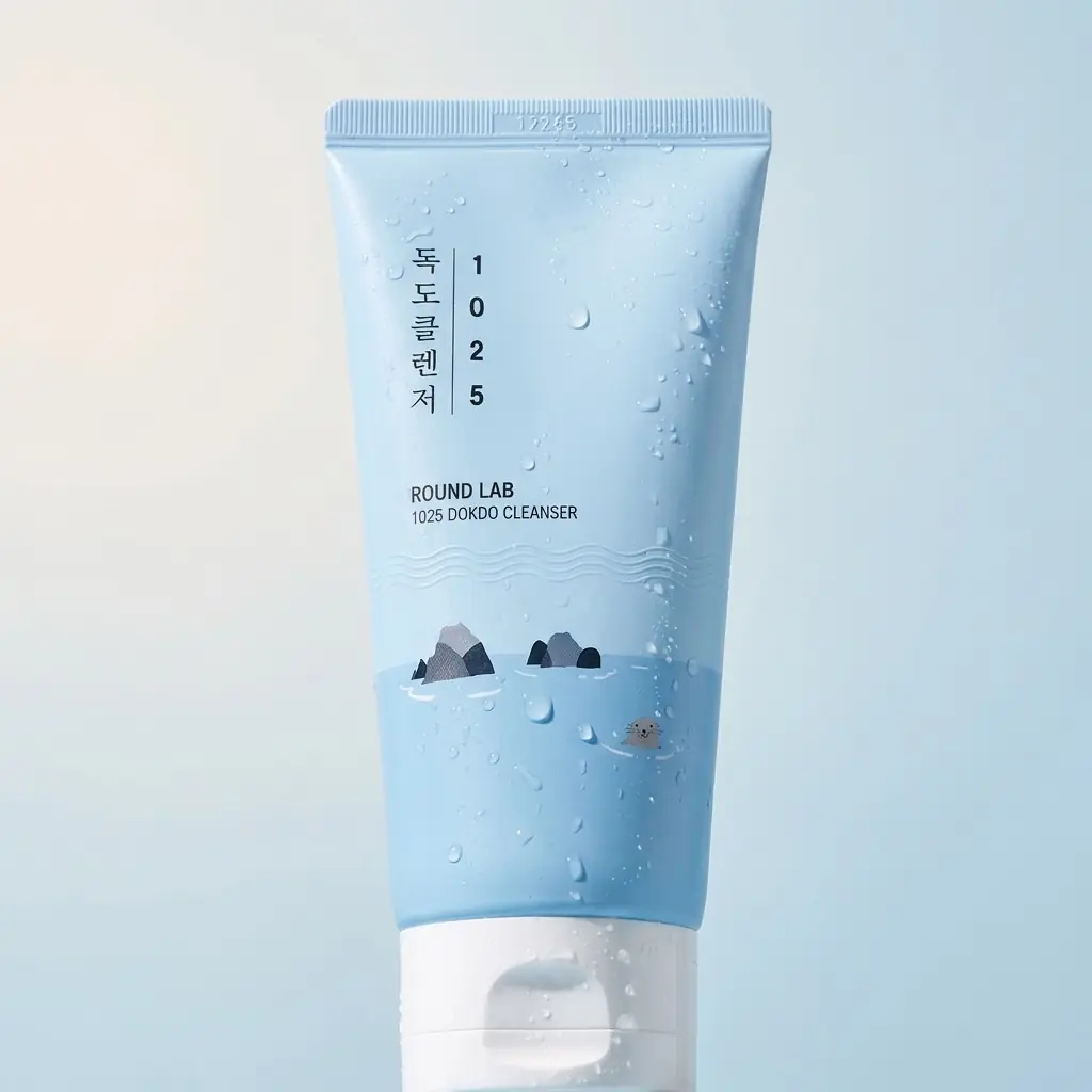 ROUND LAB 1025 Dokdo Cleanser 150ml — Bol yumuşak köpük