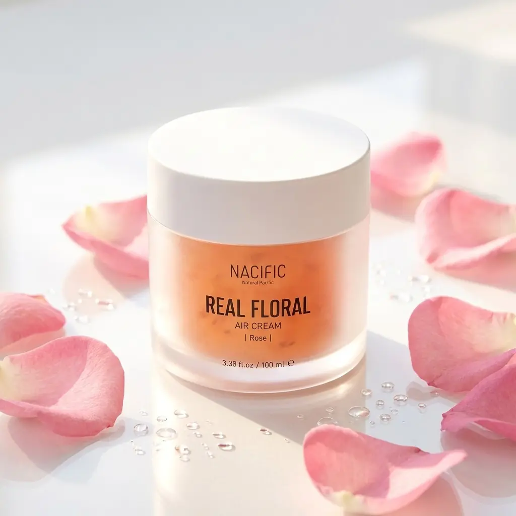 Nacific Real Rose Floral Air Cream — 100ml Günlük Nemlendirici