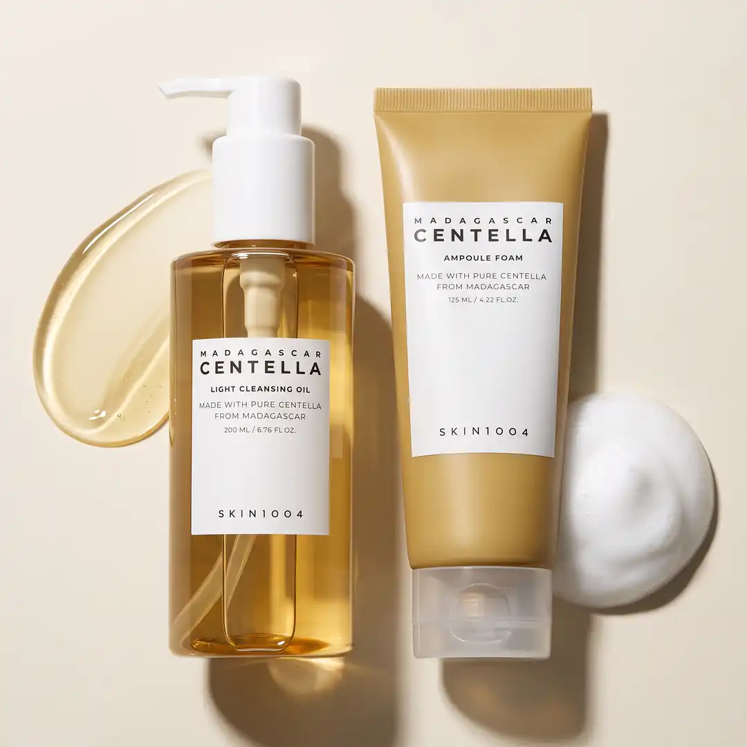 SKIN1004 Madagascar Centella Double Cleansing Duo (Cleansing Oil+Centella Cleansing Foam) — Madagaskar Centella