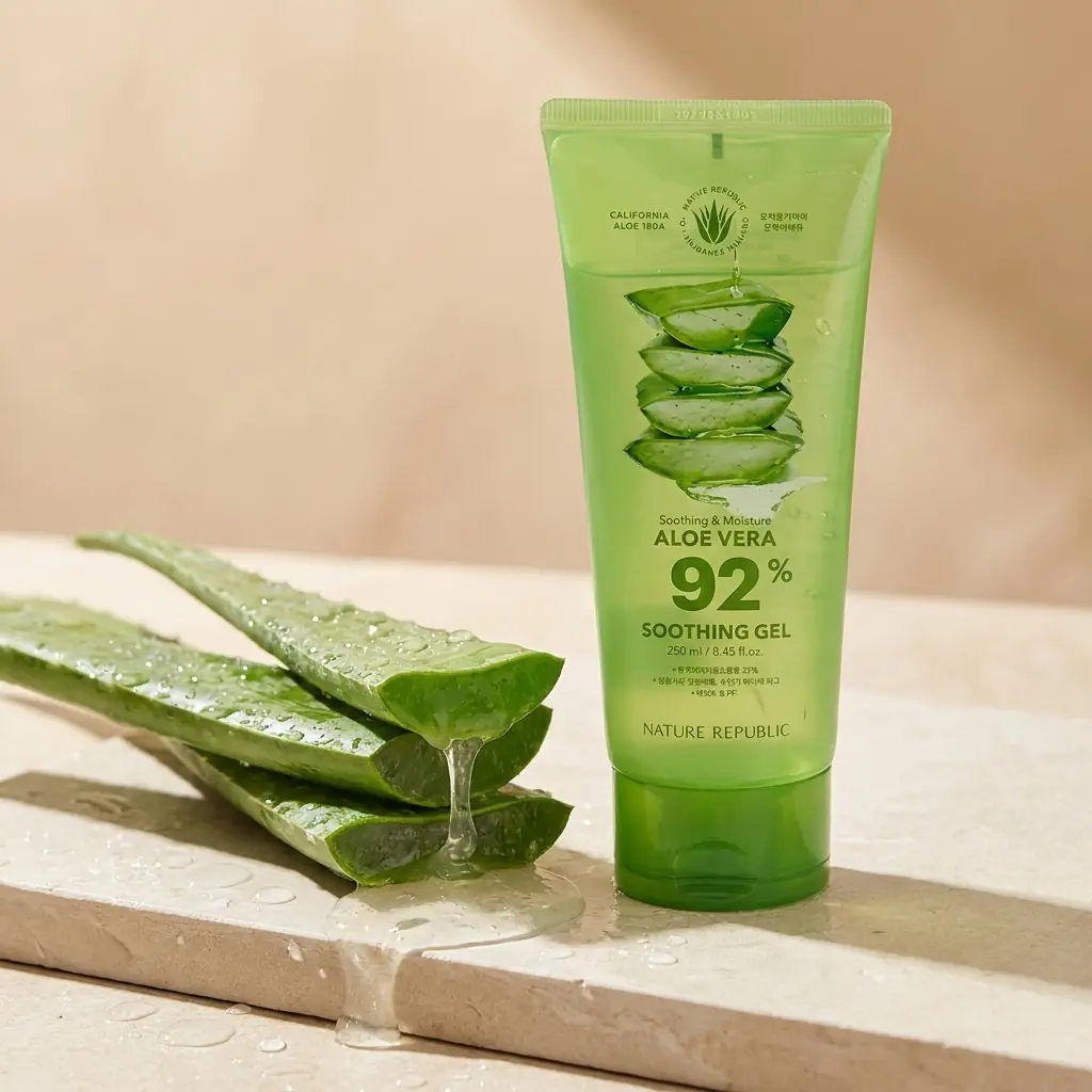 Nature Republic Soothing & Moisture Aloe Vera 92% Soothing Gel 250ml — Serinletici ferahlık