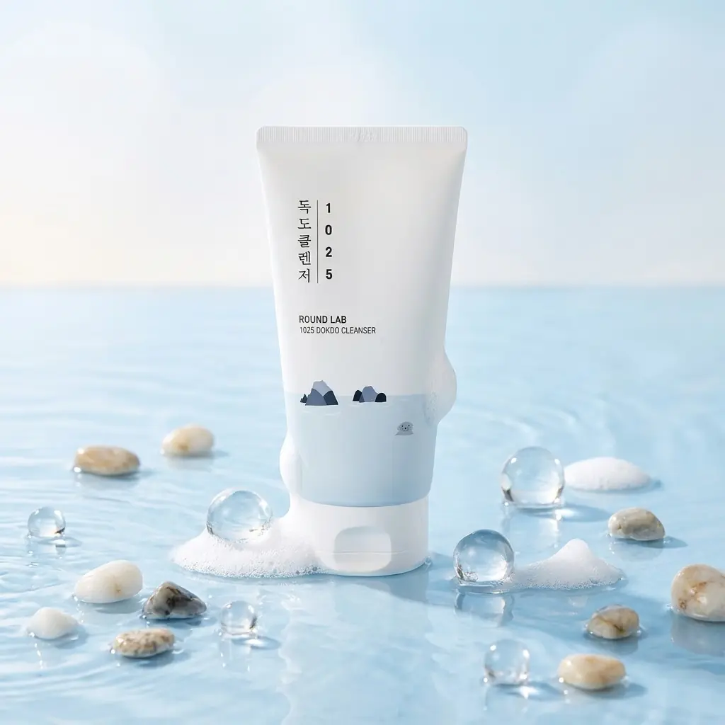 ROUND LAB 1025 Dokdo Cleanser 150ml — Bariyere bakım veren aktifler