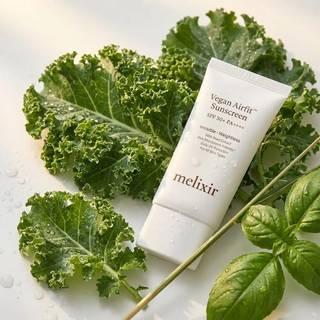 MELIXIR Vegan Airfit Sunscreen SPF + PA++++ 50ml — Vegan Bitkisel Güç