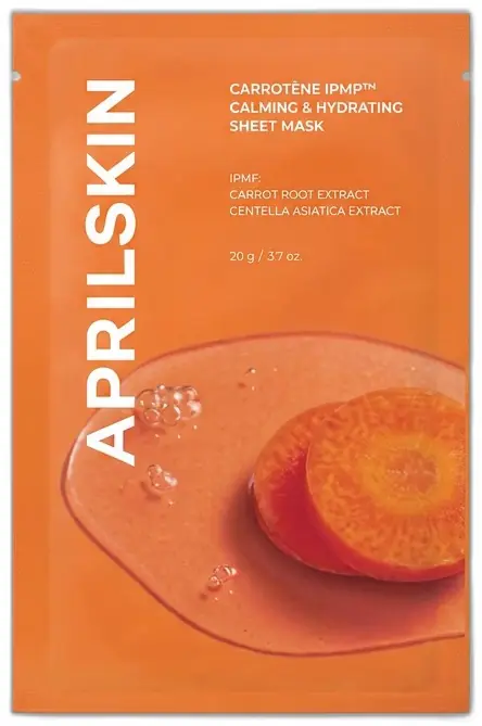 APRIL SKIN Carrotene Ipmp Calming & Hydrating Sheet Mask
