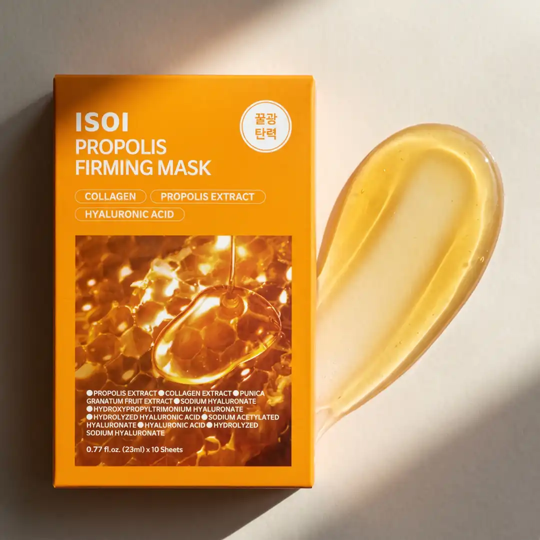 ISOI Propolis Firming Mask 5 pcs — Altın öze doymuş doku