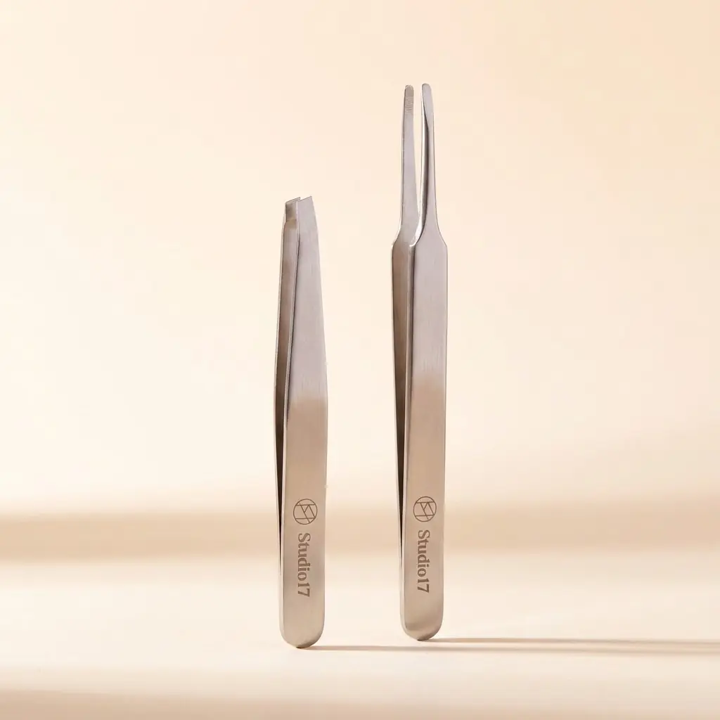 STUDIO17 Studio Makeup Tweezer Duo — Günlük Pratik Araç