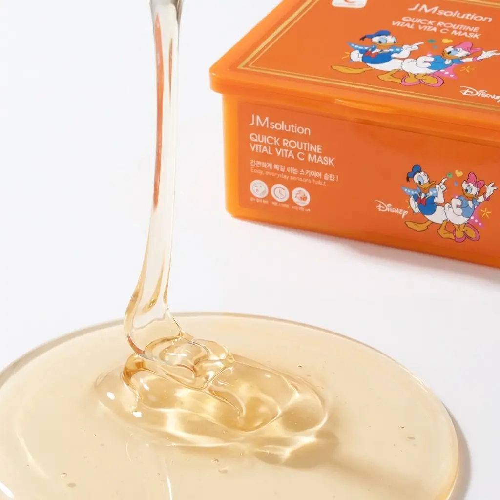 JMSOLUTION Disney Quick Routine Vita C Mask 30 pcs — Hafif, ferah esans