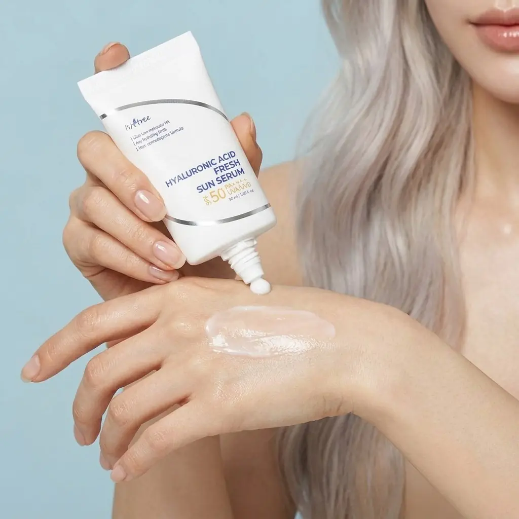 ISNTREE Hyaluronic Acid Fresh Sun Serum 50ml — Kore orijinal güvence